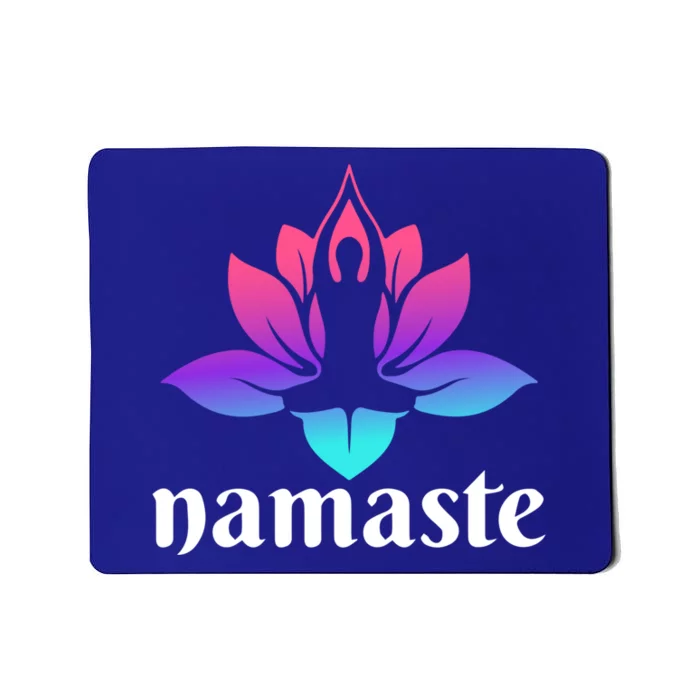 Lotus Flower Namaste Yoga Gift Mousepad