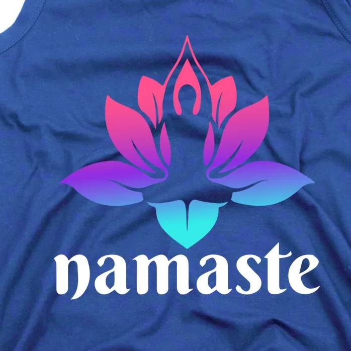 Lotus Flower Namaste Yoga Gift Tank Top