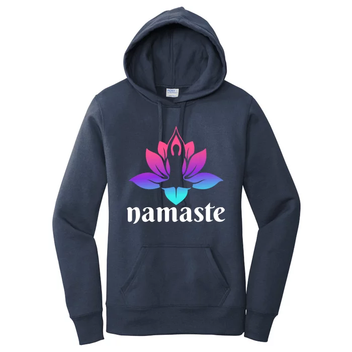 Lotus Flower Namaste Yoga Gift Women's Pullover Hoodie