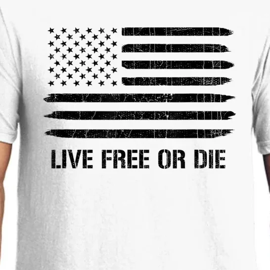 Live Free Or Die 2nd Amendment American Flag Pajama Set