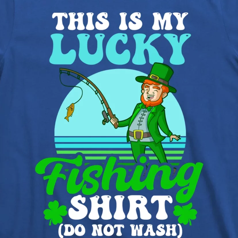 Lucky Fishing Outfit Design St Patricks Fishing Great Gift T-Shirt