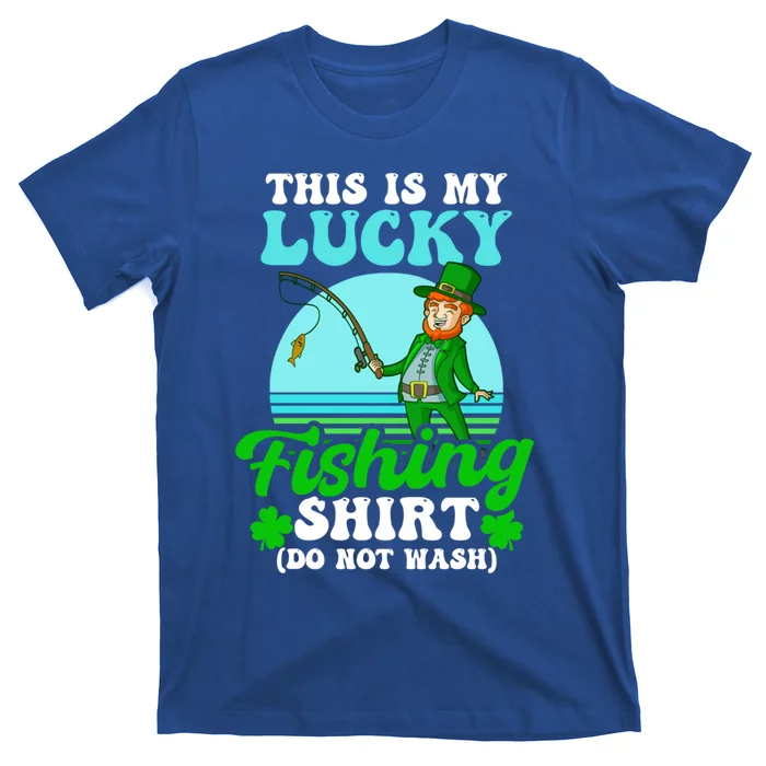 Lucky Fishing Outfit Design St Patricks Fishing Great Gift T-Shirt