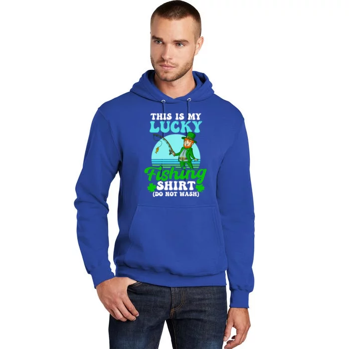 Lucky Fishing Outfit Design St Patricks Fishing Great Gift Tall Hoodie