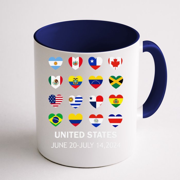 List Flag Of Countries In Copa United States Of America 2024 Front & Back Coffee Mug