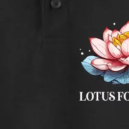 Lotus For Potus Kamala Harris President Campaign 2024 Dry Zone Grid Performance Polo