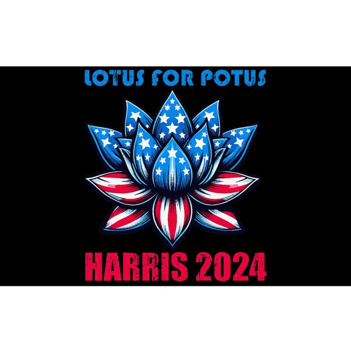 Lotus For Potus Harris 2024 Bumper Sticker