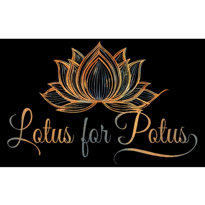 Lotus For Potus Kamala Harris President Trend Election 2024 Bumper Sticker