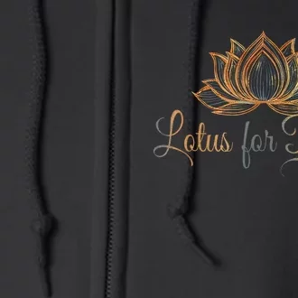 Lotus For Potus Kamala Harris President Trend Election 2024 Full Zip Hoodie