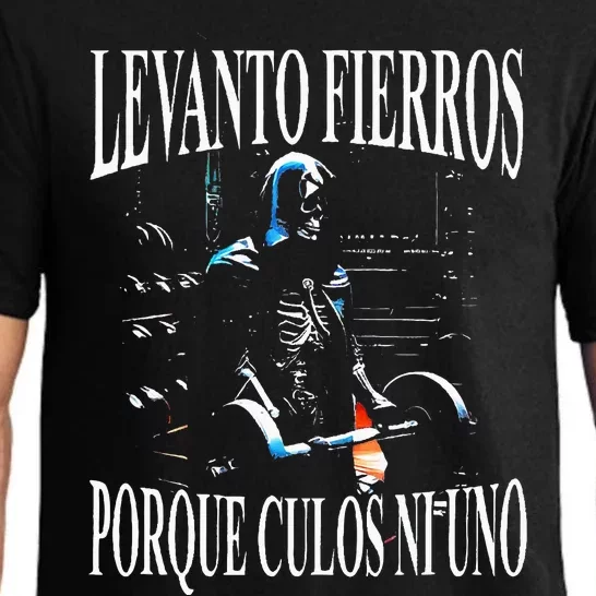 Levanto Fierros Porque Culos Ni Uno Calaca Pajama Set