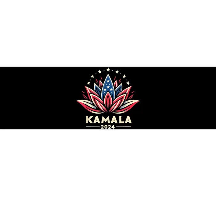 Lotus For Potus 2024 Madam Kamala For President Harris Bumper Sticker