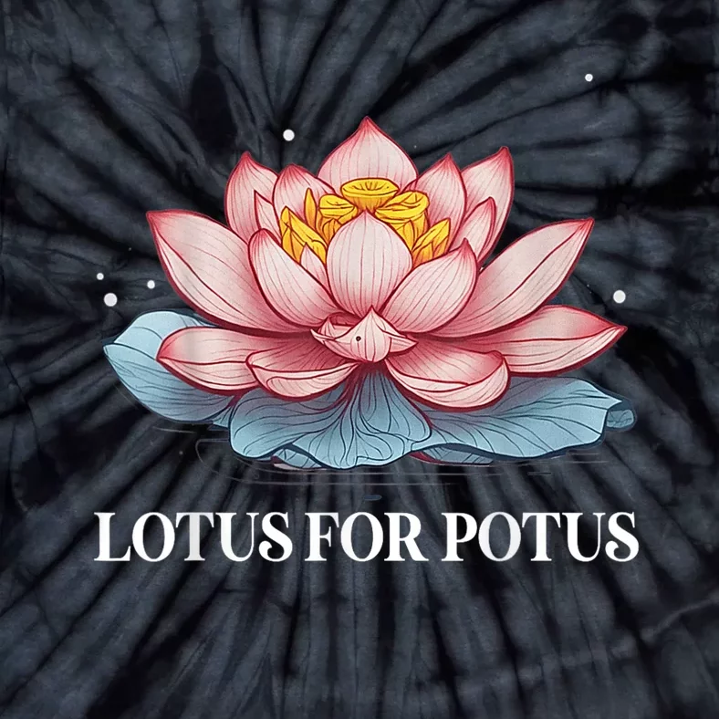 Lotus For Potus Kamala Harris President Campaign 2024 Tie-Dye T-Shirt