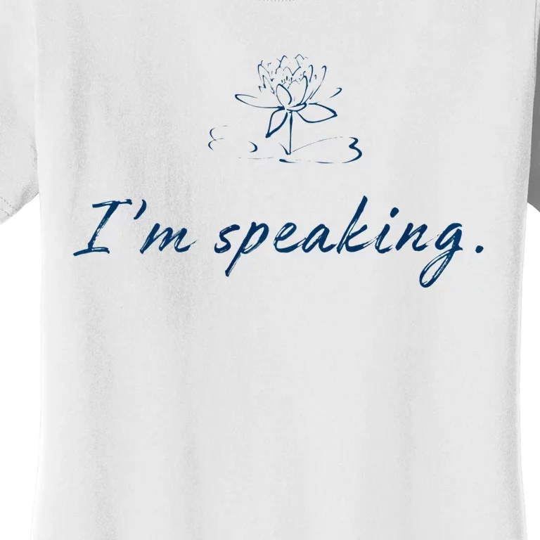 Lotus For Potus Khive 2024 IM Speaking Women's T-Shirt