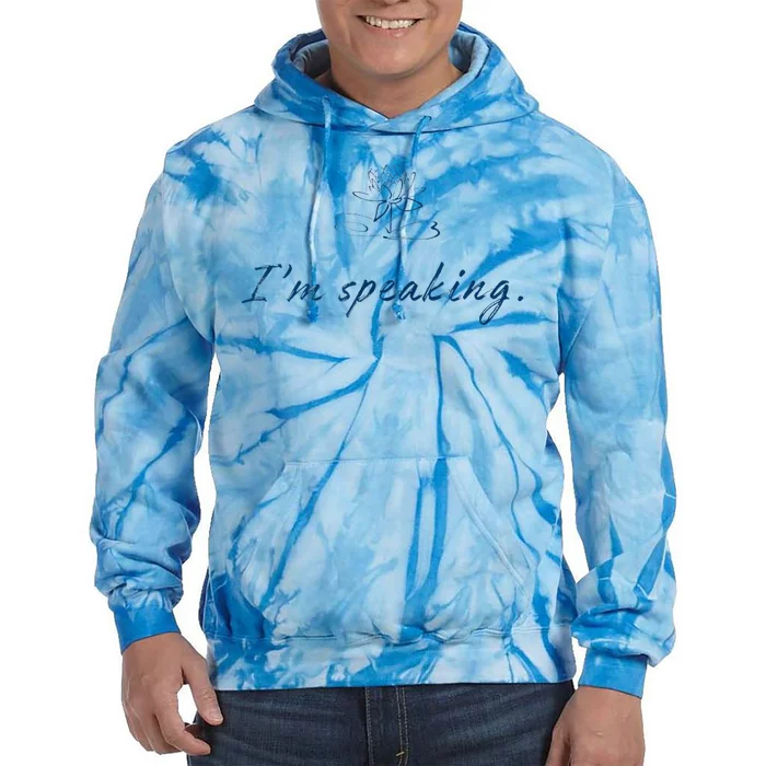 Lotus For Potus Khive 2024 IM Speaking Tie Dye Hoodie