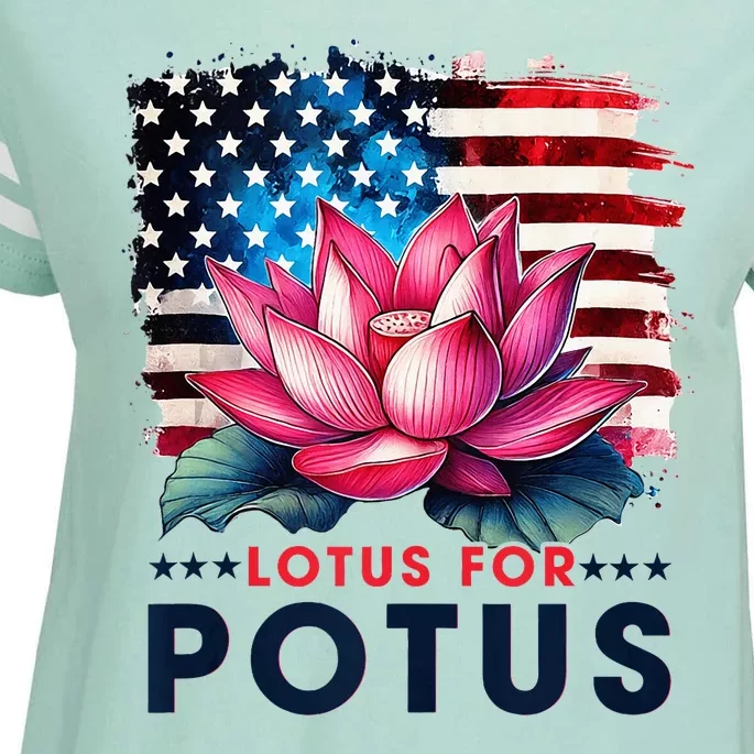 Lotus For Potus President Election Vote Enza Ladies Jersey Football T-Shirt