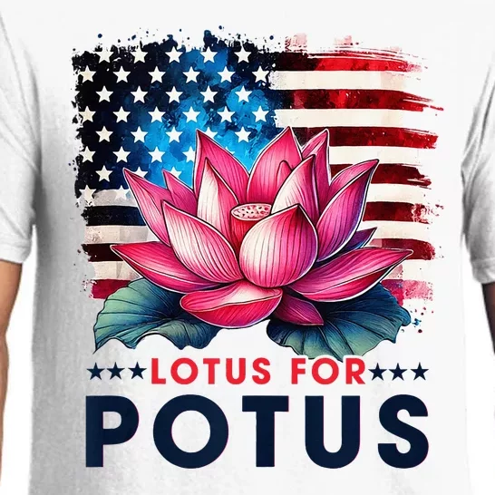 Lotus For Potus President Election Vote Pajama Set