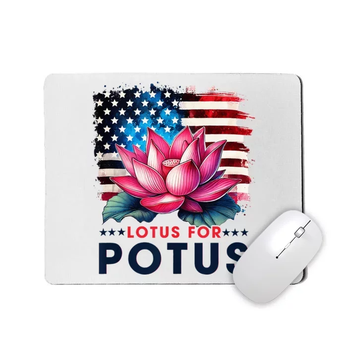 Lotus For Potus President Election Vote Mousepad