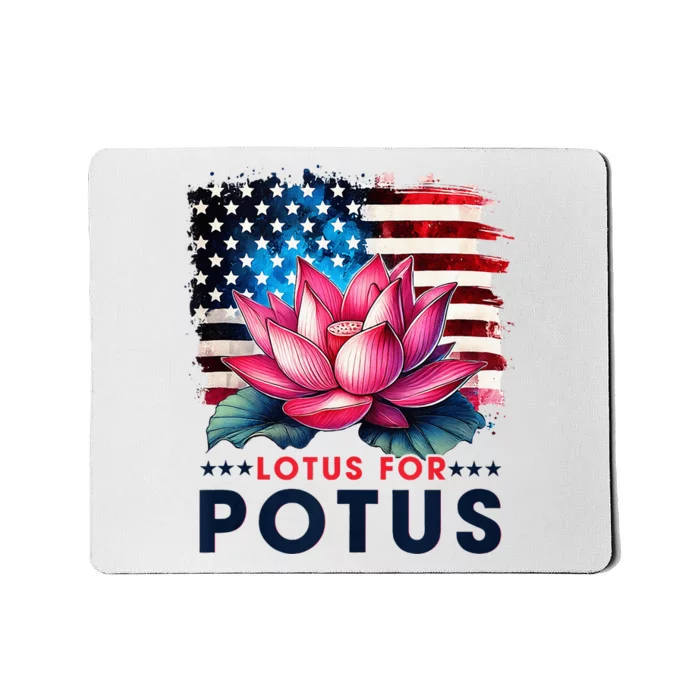 Lotus For Potus President Election Vote Mousepad