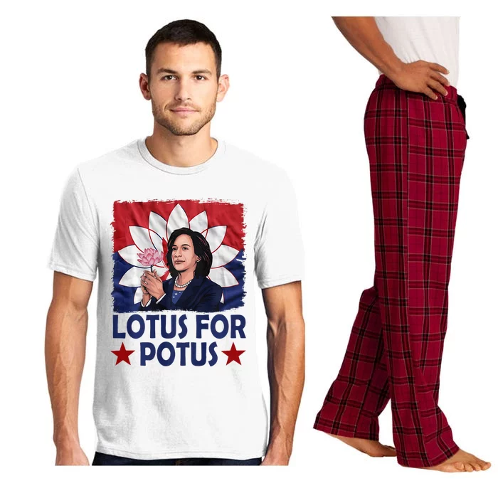 Lotus For Potus Kamala Harris 2024 Pajama Set