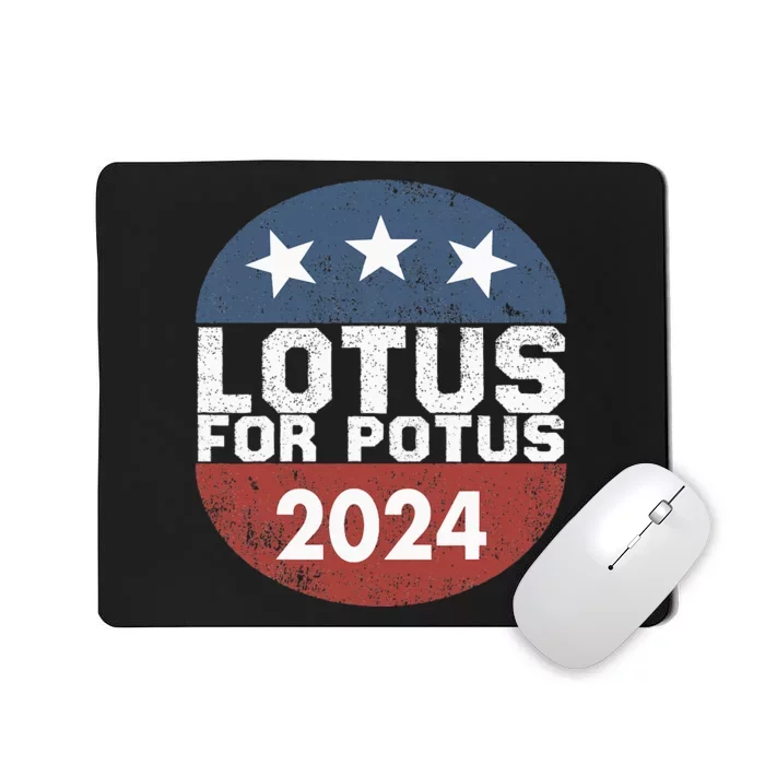 Lotus For Potus Kamala Harris 2024 Mousepad