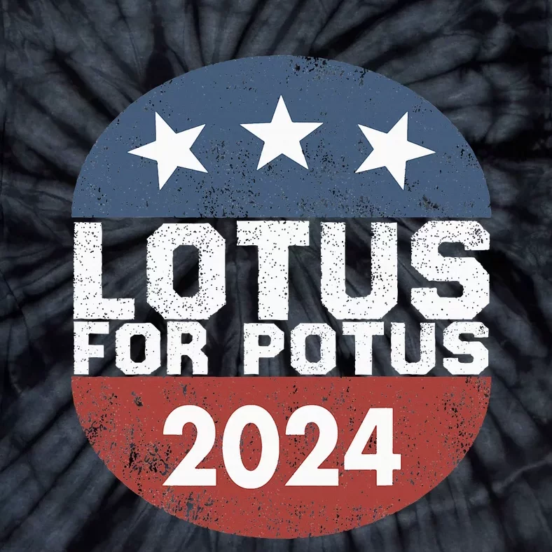 Lotus For Potus Kamala Harris 2024 Tie-Dye T-Shirt