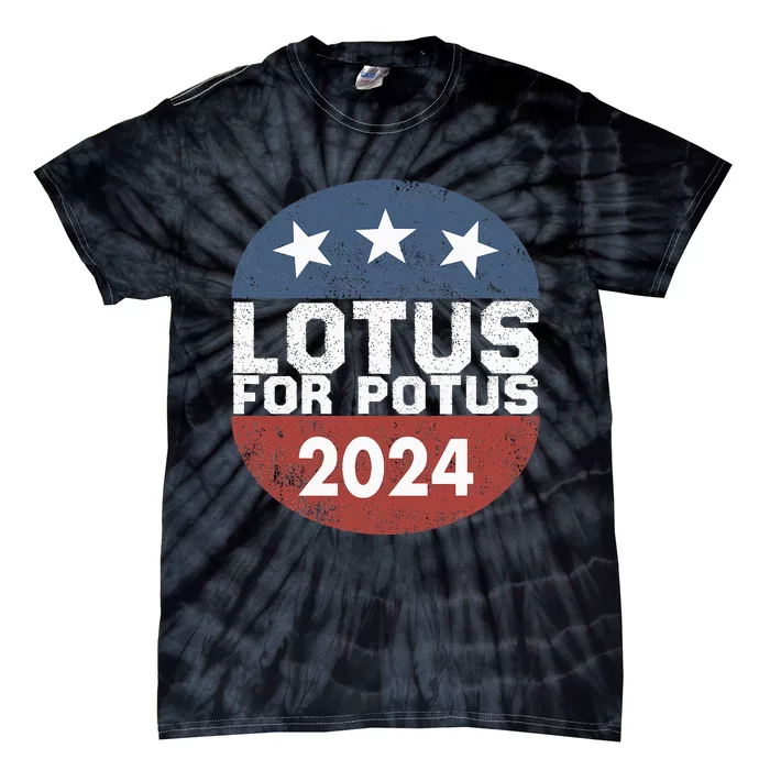 Lotus For Potus Kamala Harris 2024 Tie-Dye T-Shirt