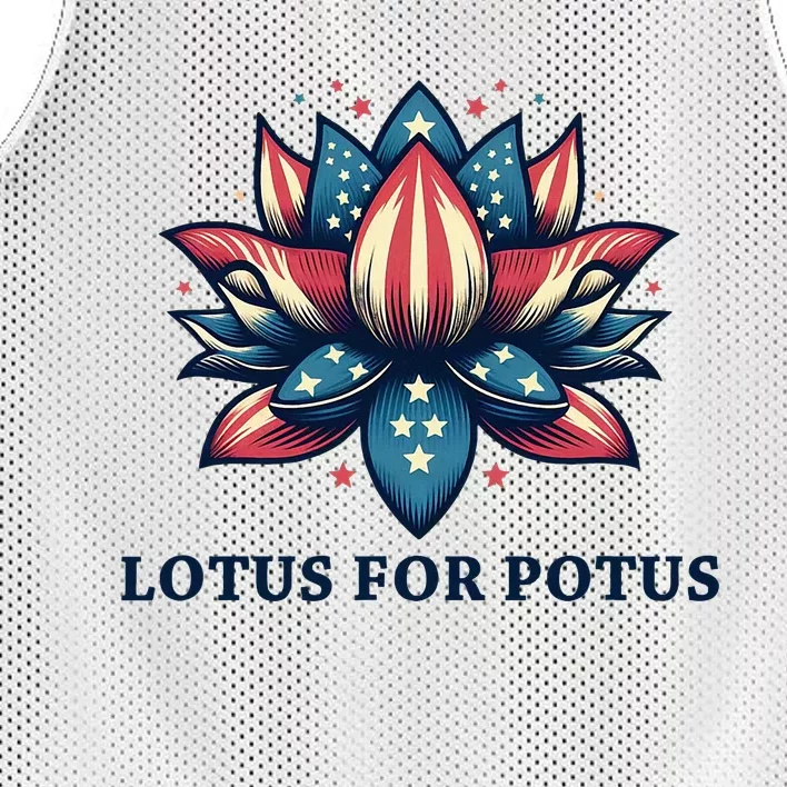 Lotus For Potus Usa Election Mesh Reversible Basketball Jersey Tank