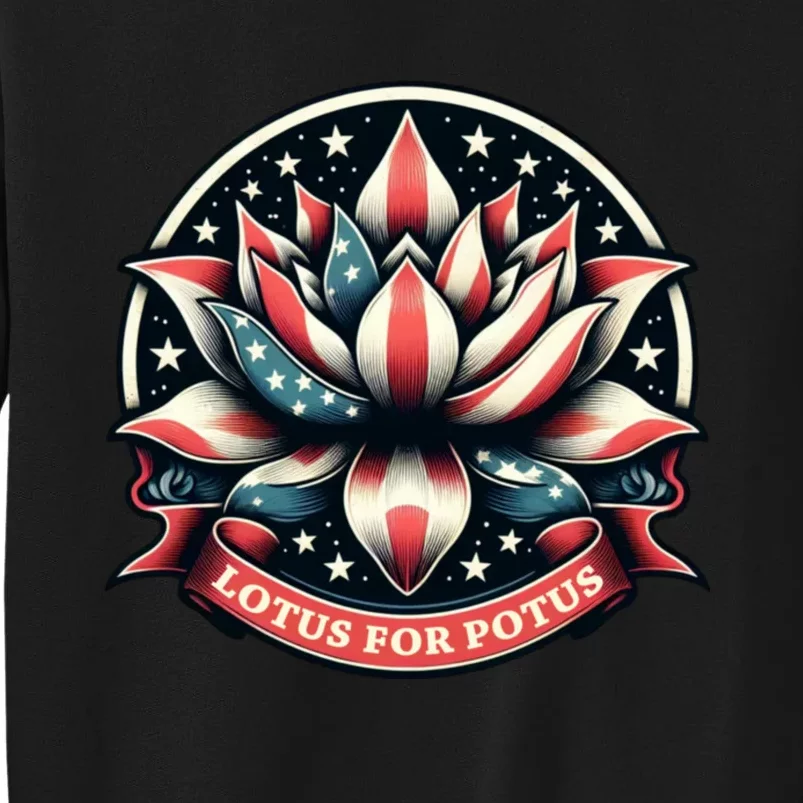 Lotus For Potus Usa Election Sweatshirt