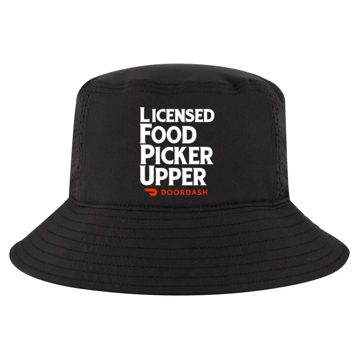 Licensed Food Picker Upper DoorDash Cool Comfort Performance Bucket Hat