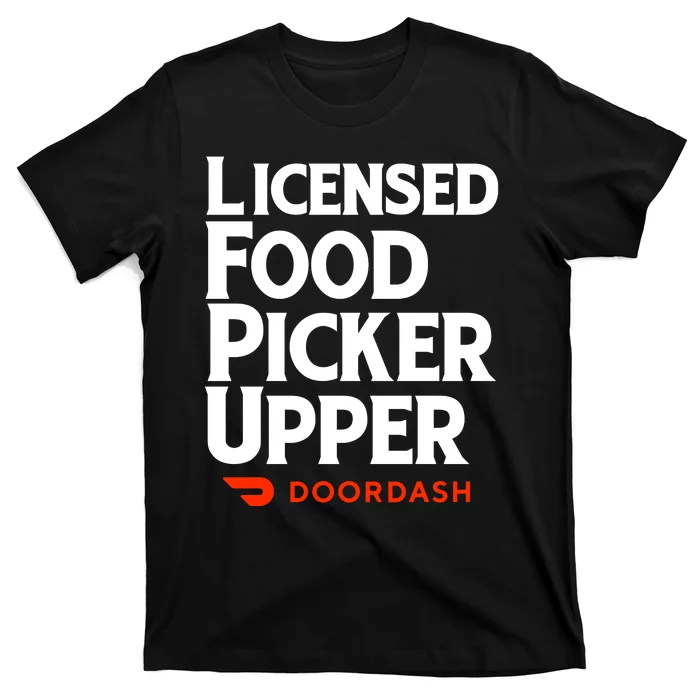 Licensed Food Picker Upper DoorDash T-Shirt