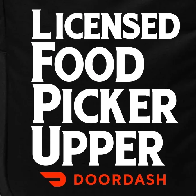 Licensed Food Picker Upper DoorDash Impact Tech Backpack