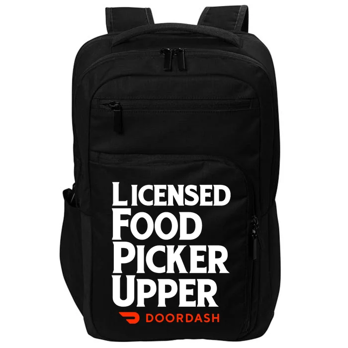 Licensed Food Picker Upper DoorDash Impact Tech Backpack