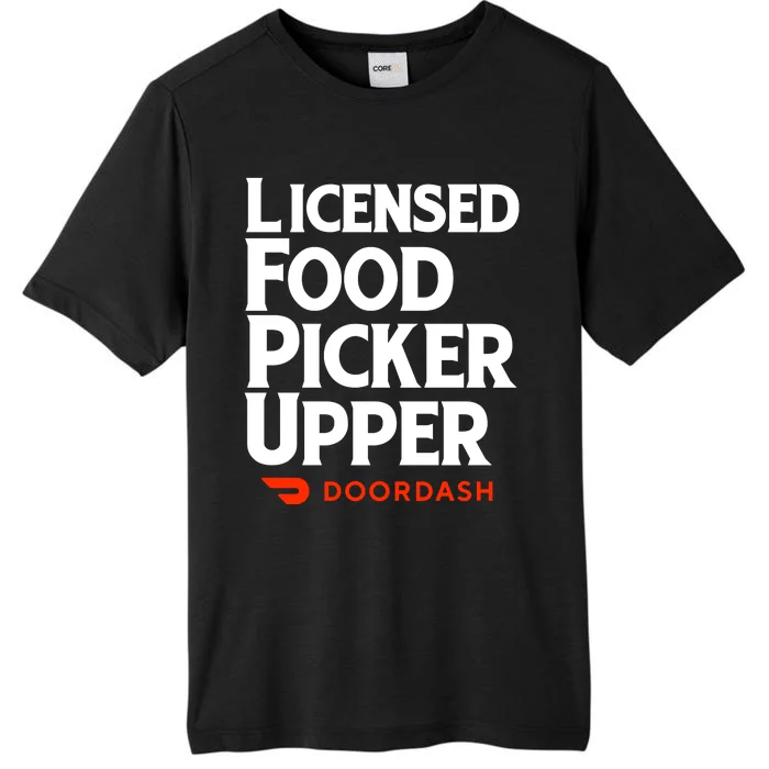 Licensed Food Picker Upper DoorDash ChromaSoft Performance T-Shirt