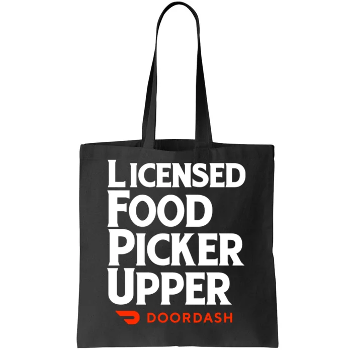 Licensed Food Picker Upper DoorDash Tote Bag