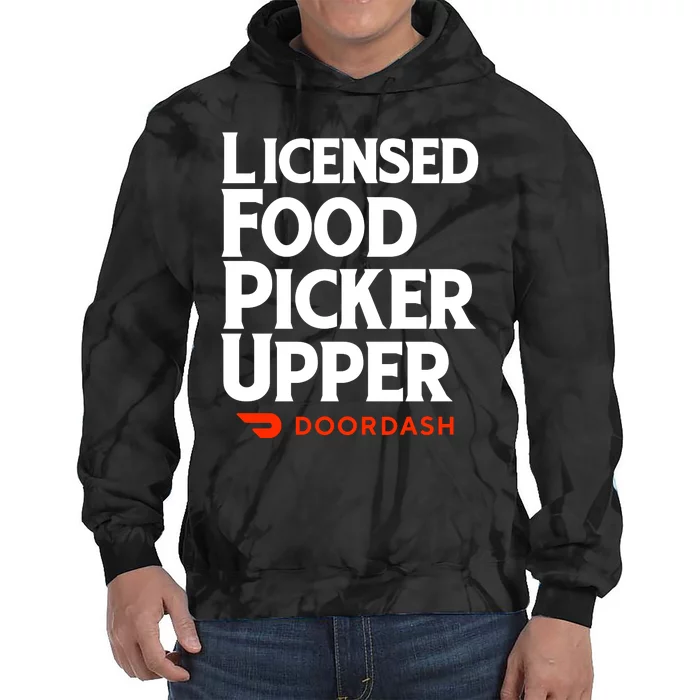 Licensed Food Picker Upper DoorDash Tie Dye Hoodie