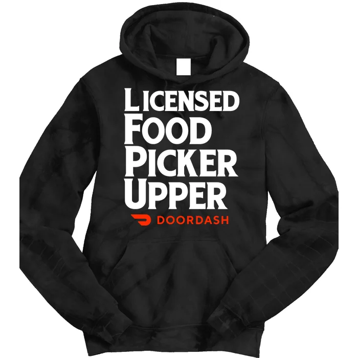 Licensed Food Picker Upper DoorDash Tie Dye Hoodie