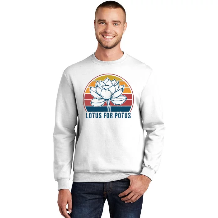 Lotus For Potus Kamala Harris 2024 Vintage Sweatshirt