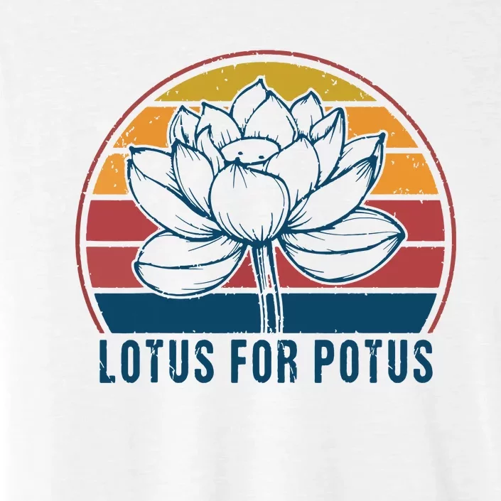 Lotus For Potus Kamala Harris 2024 Vintage ChromaSoft Performance T-Shirt