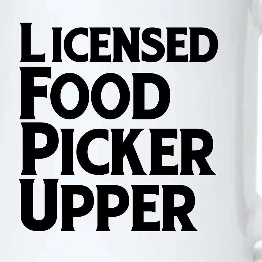 Licensed Food Picker Upper Black Color Changing Mug