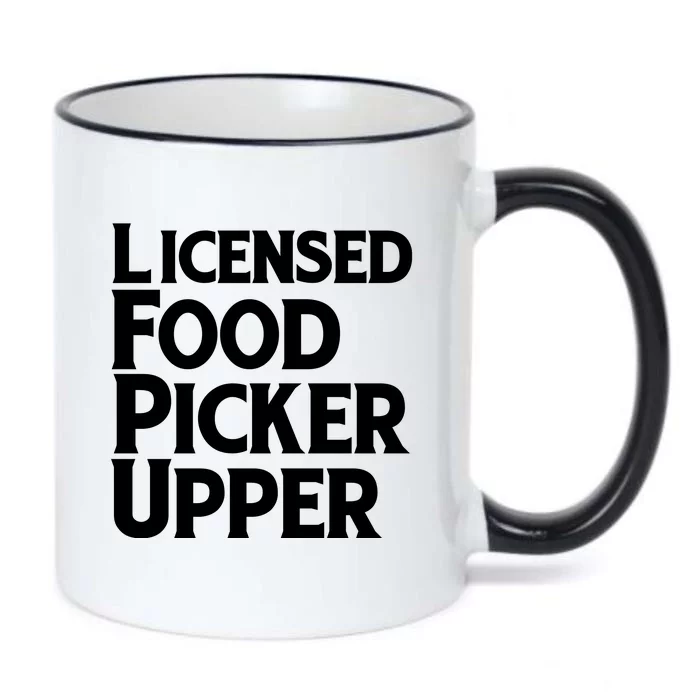 Licensed Food Picker Upper Black Color Changing Mug