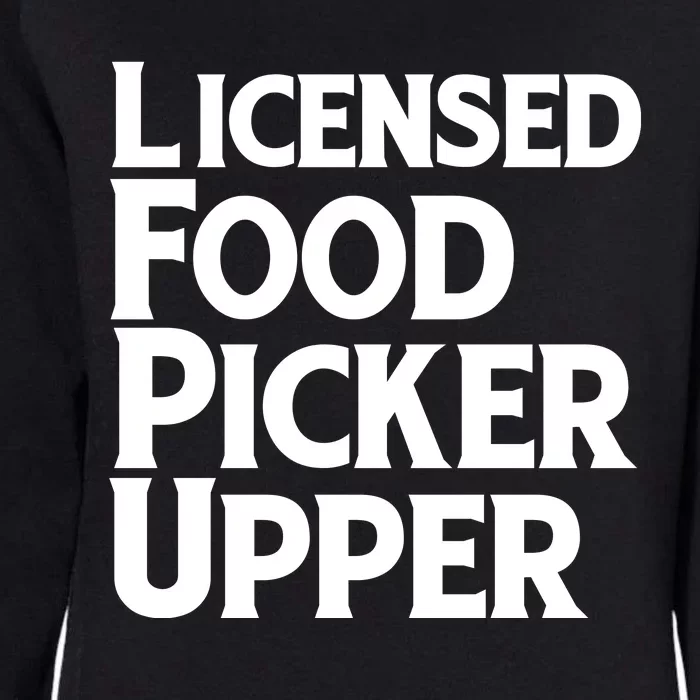 Licensed Food Picker Upper Womens California Wash Sweatshirt