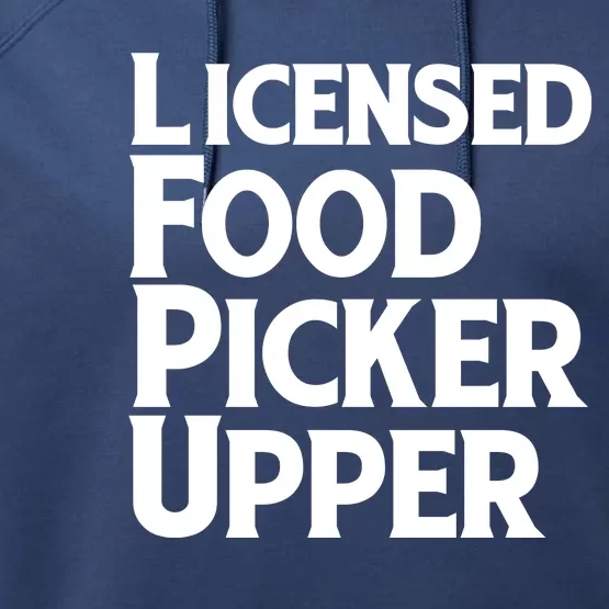 Licensed Food Picker Upper Performance Fleece Hoodie