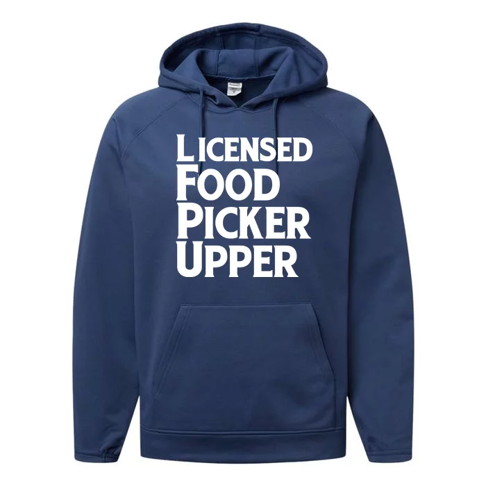 Licensed Food Picker Upper Performance Fleece Hoodie