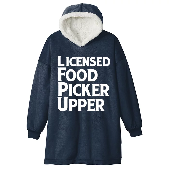 Licensed Food Picker Upper Hooded Wearable Blanket