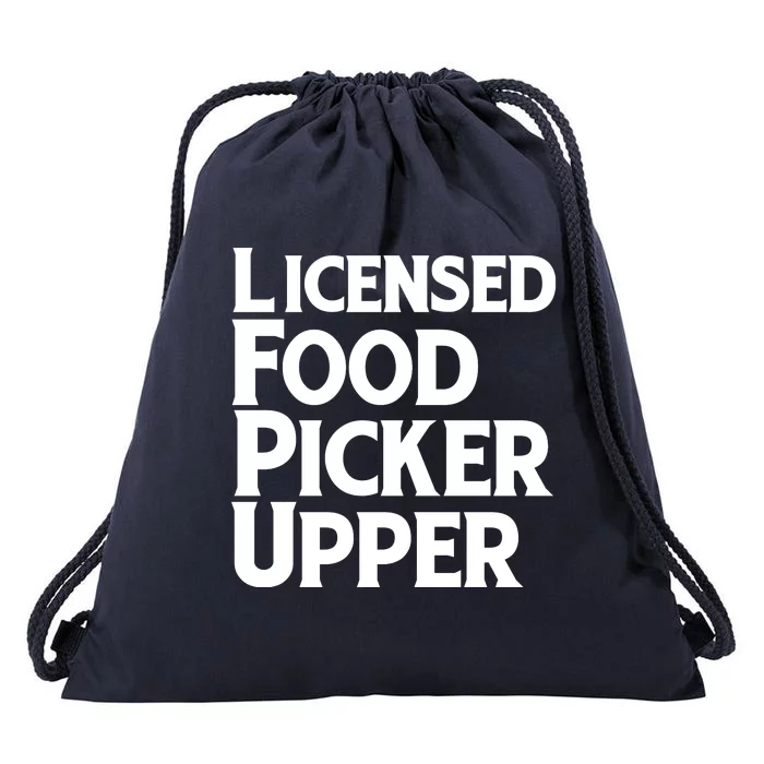 Licensed Food Picker Upper Drawstring Bag