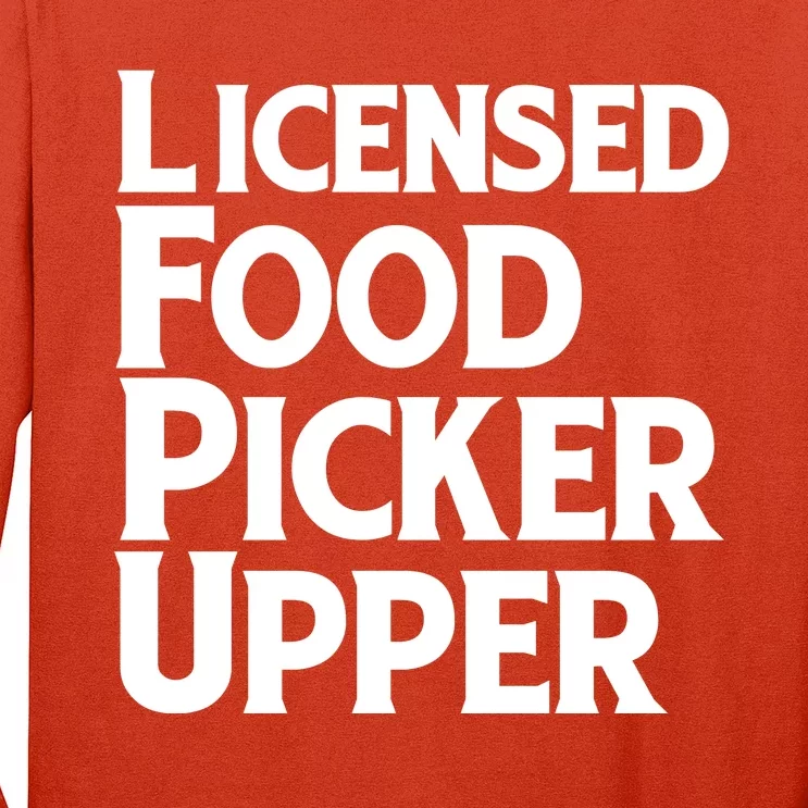 Licensed Food Picker Upper Long Sleeve Shirt