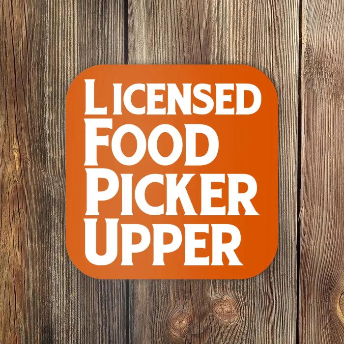 Licensed Food Picker Upper Coaster