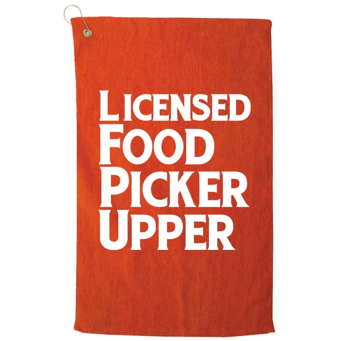 Licensed Food Picker Upper Platinum Collection Golf Towel