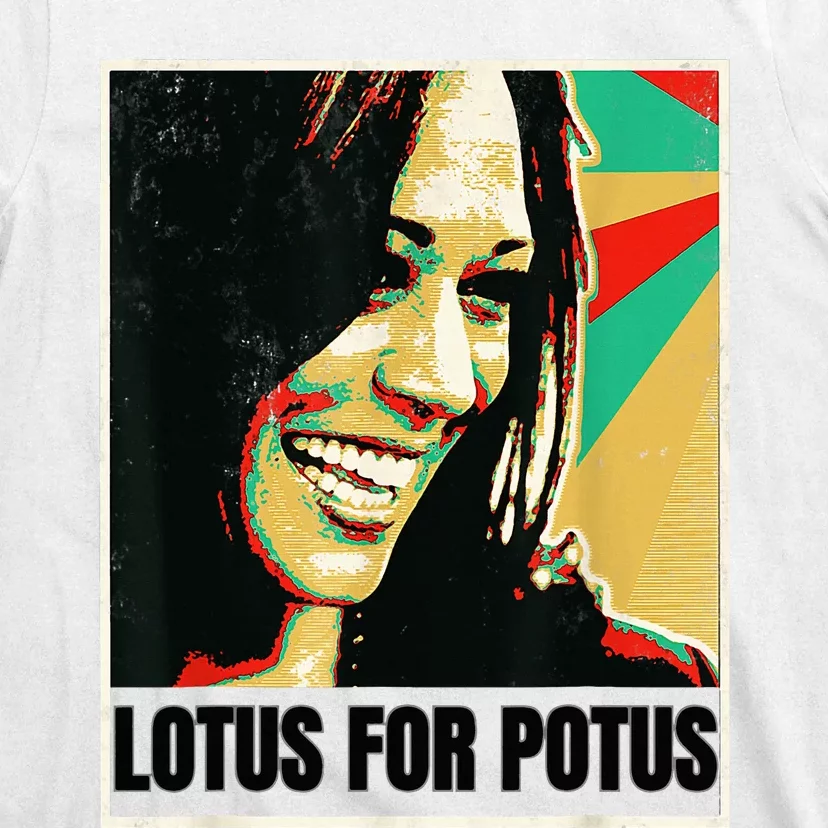 Lotus For Potus Kamala Harris 2024 President Trend Election T-Shirt