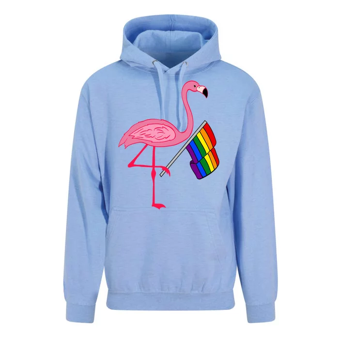 LGBT Flamingo Pride Flag Unisex Surf Hoodie