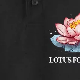 Lotus For Potus Kamala Harris President Campaign 2024 Dry Zone Grid Performance Polo